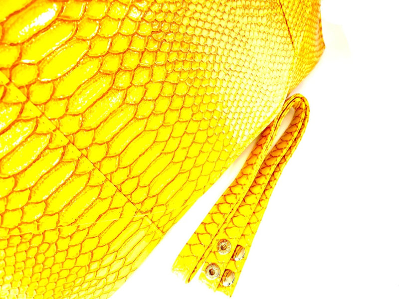 CANARY CROC CLUTH Apparel & Accessories HAUTE BY TAI´SHEREE   