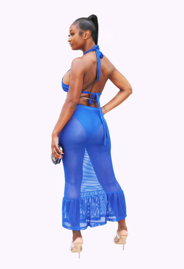 SEXY ROYAL BLUE MAXI Dresses TAI´SHEREE MEDIUM  